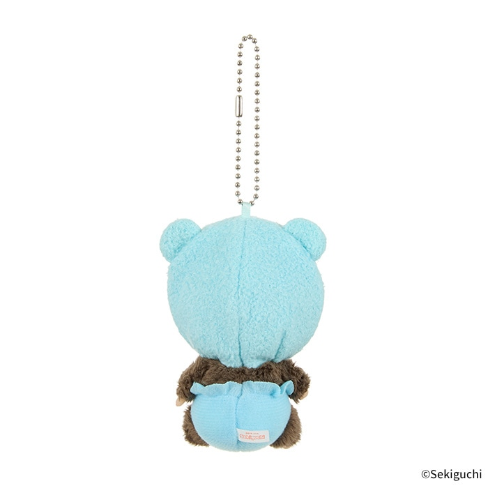 Monchhichi Animal Babychic SS Big Face Keychain Bear