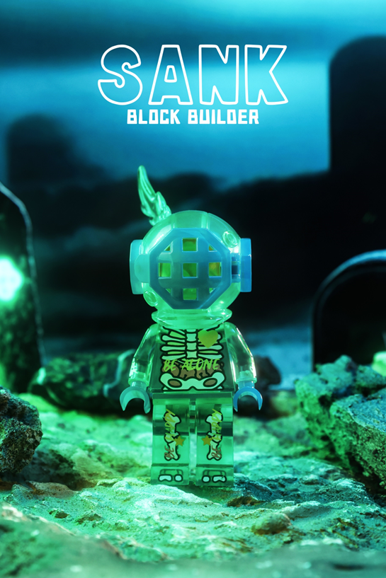 [Pre-order] Sank-Block Builder-Green Abyss