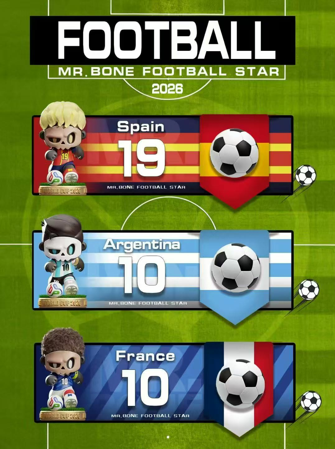 Mr Bone - World Cup Set