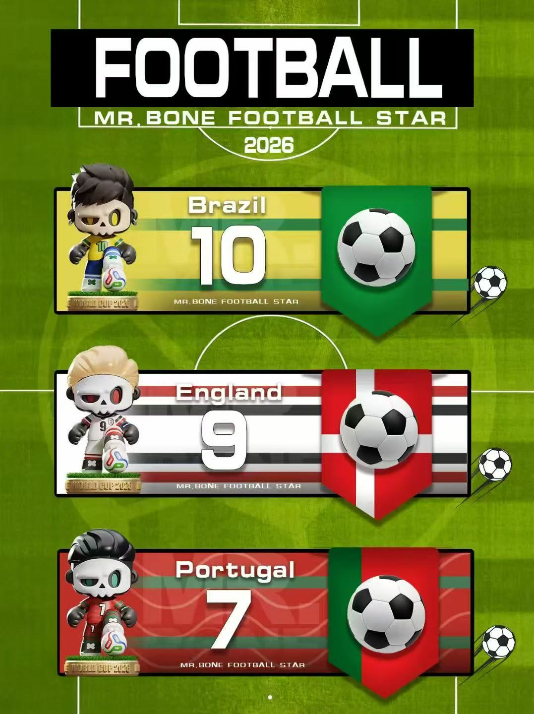 Mr Bone - World Cup Set