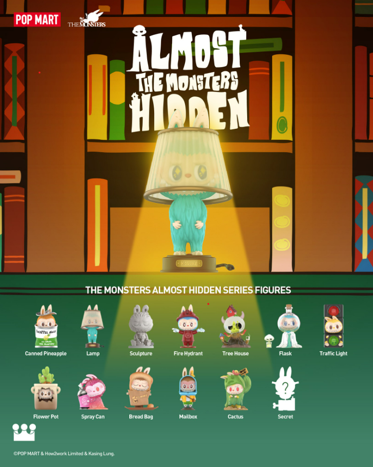 THE MONSTERS Almost Hidden Series Figures