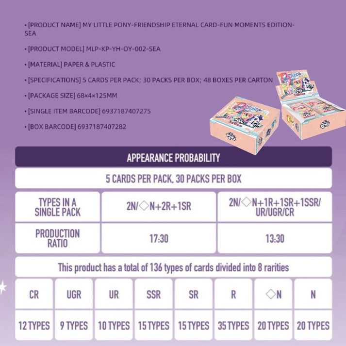 Collectibles Card My Little Pony  – Fun Moments Edition – Series 2