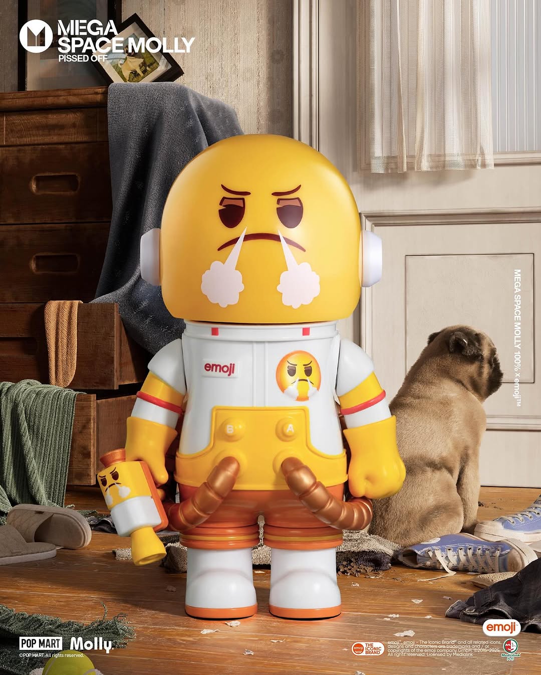 MEGA SPACE MOLLY 100% × emoji™ Series