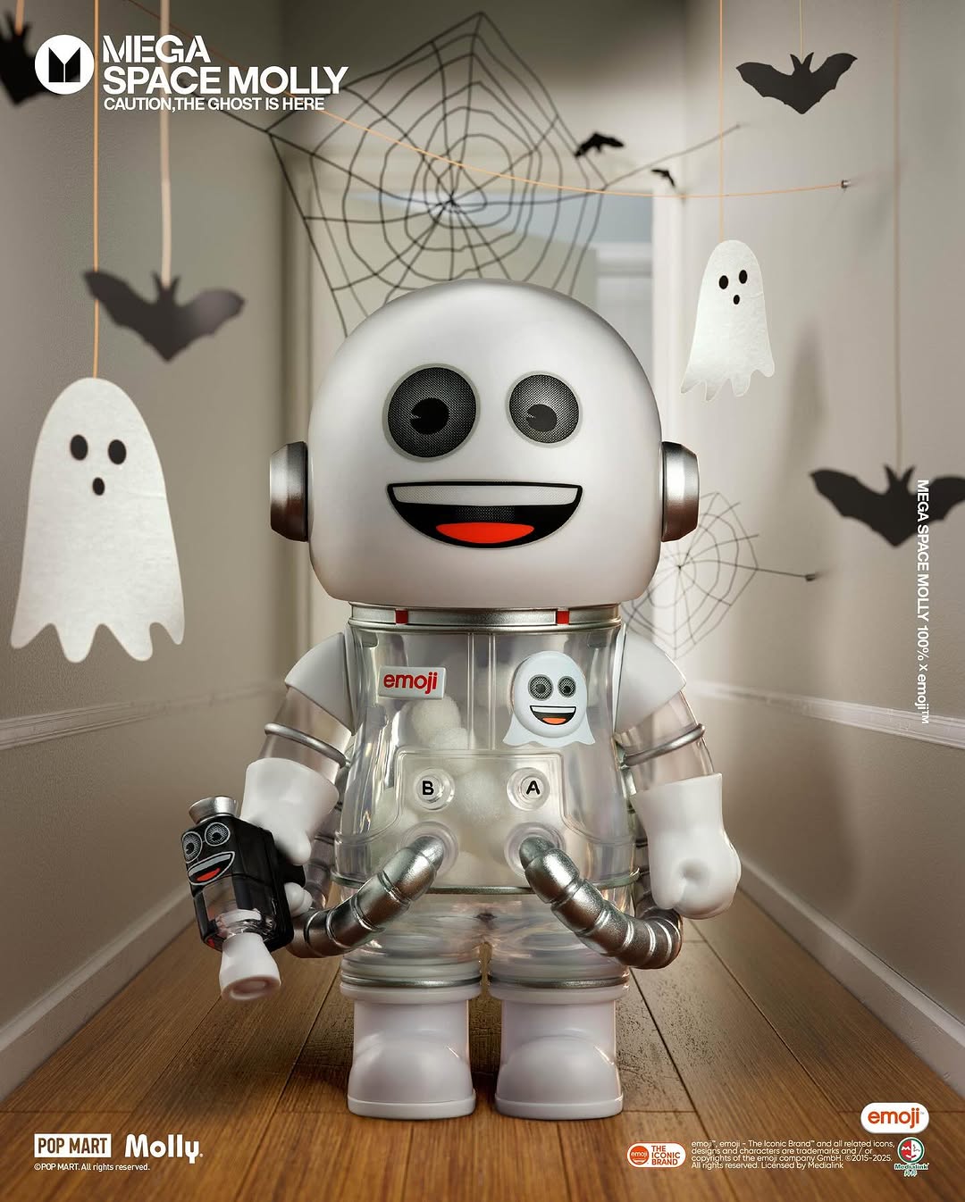MEGA SPACE MOLLY 100% × emoji™ Series