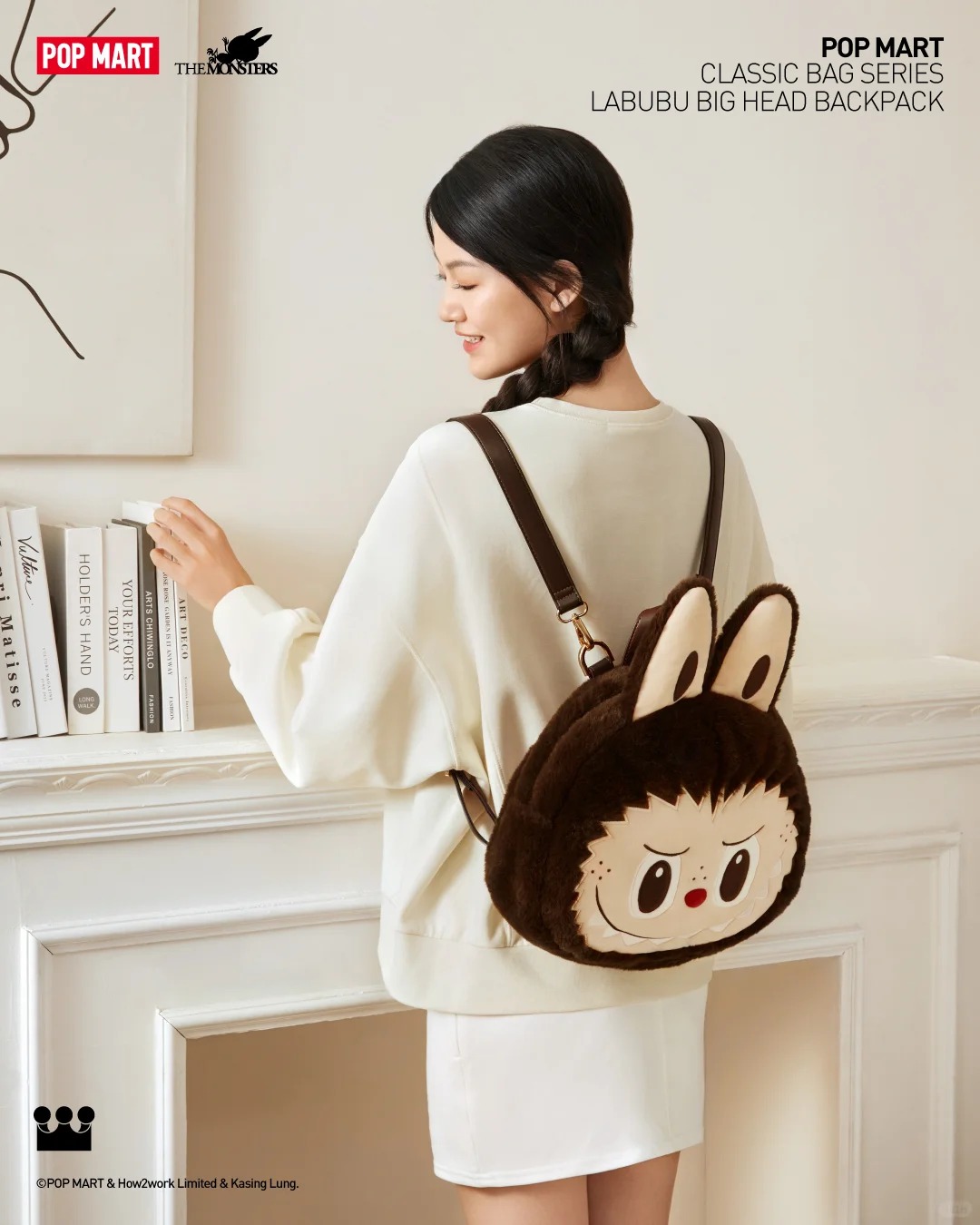 Classic Bag Series - The Monster LABUBU Big Head Backpack