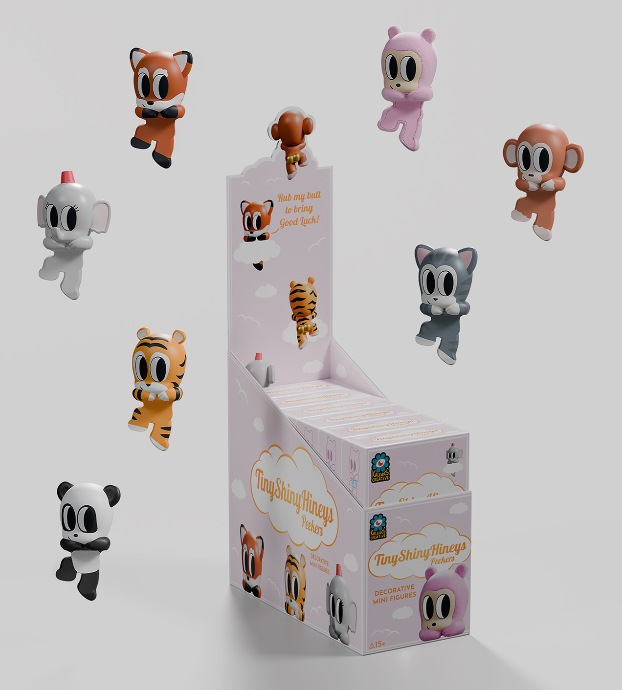 Kaleidos Crative Tiny Shiny Hiney Peakers Blind Box