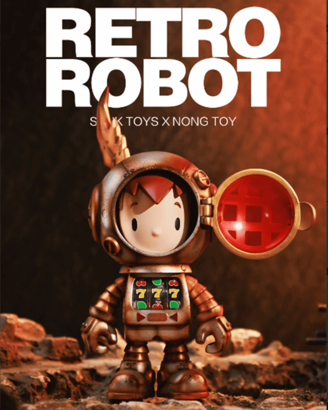 Sank Toys X NONG TOY Retro Robot-Silver