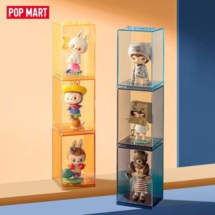 Pop Mart Acrylic Display Box Set (ocean blue)