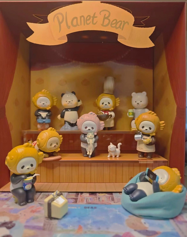 Pan Pan Planet Bear Theater Blind Box Series