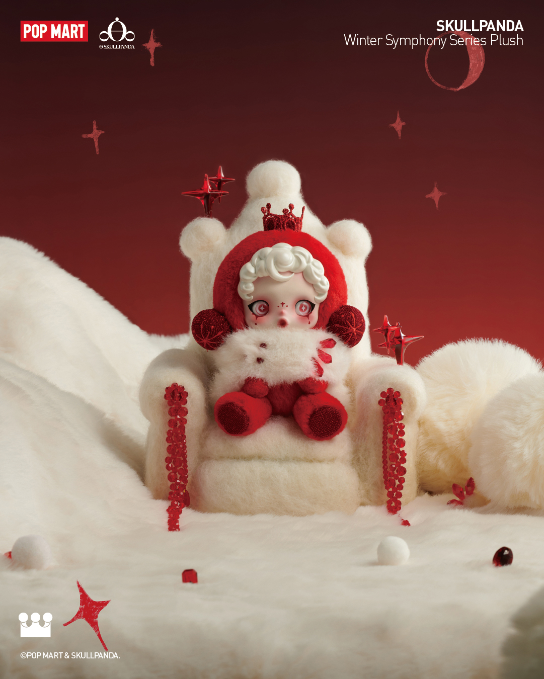 SKULLPANDA Winter Symphony Series Plush