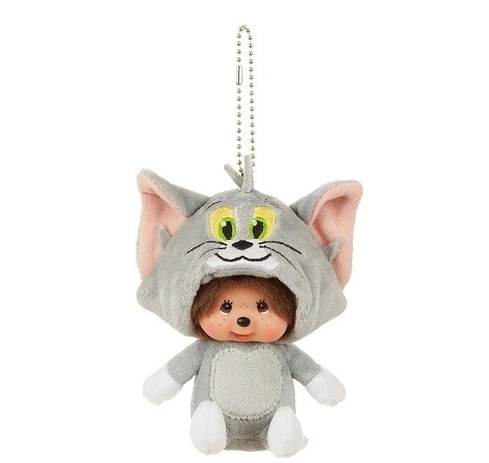 Monchhichi x Tom and Jerry Big Face SS Keychain