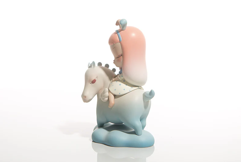 White Night Fairy - Sky Horse Paradise - Lite - Baby Blue