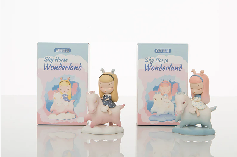 White Night Fairy - Sky Horse Paradise - Lite - Baby Blue