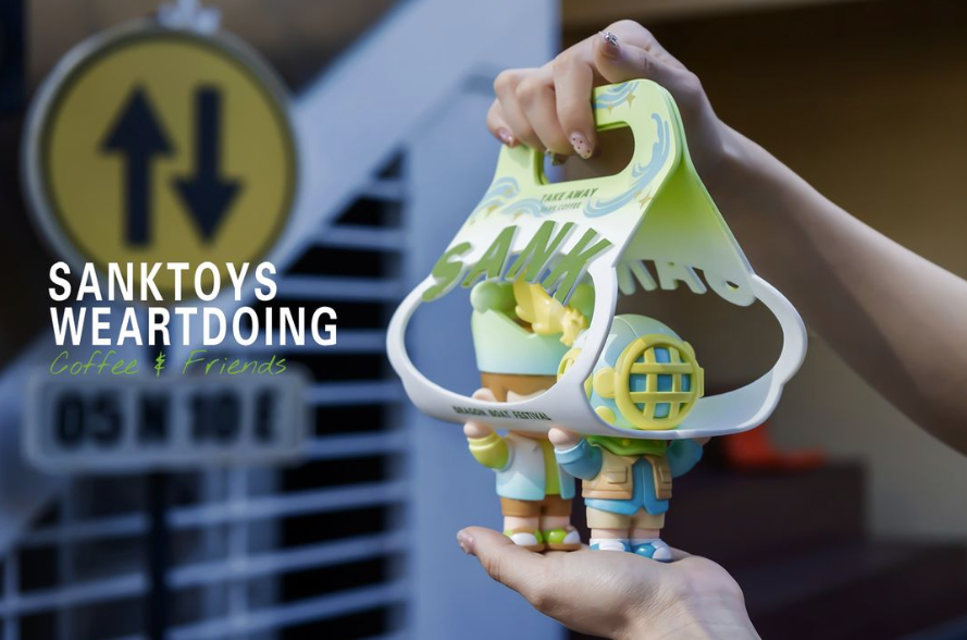 SankToys X WeArtDoing Coffee & Friends-Peppermint Latte