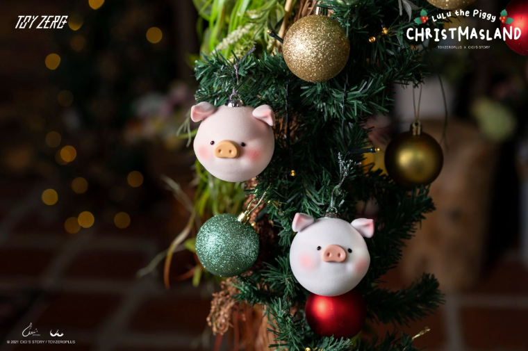 LuLu The Piggy Christmasland - Classic LuLu Christmas Ball Deco