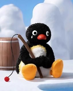 Baby Molly × PINGU Happy Fishing Series Vinyl Plush