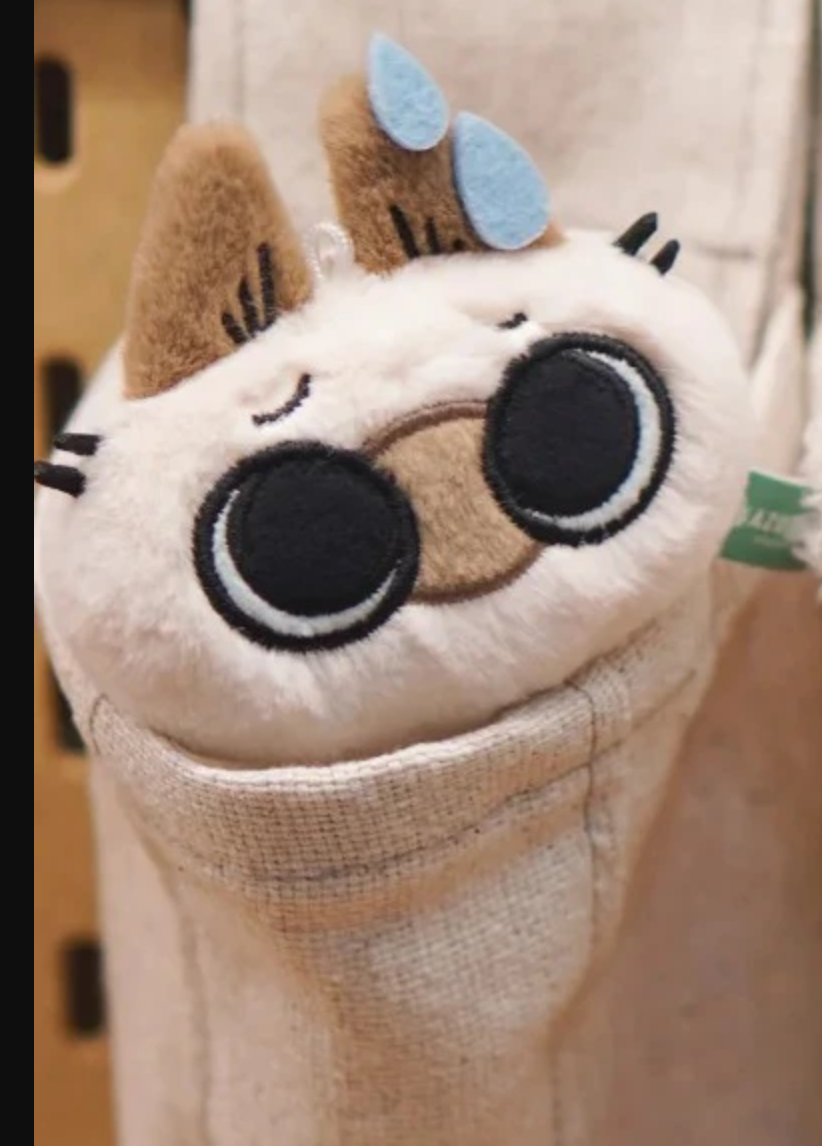 Azukisan'S Daily Life Series Cat head Plush Pendant blind box ver.2