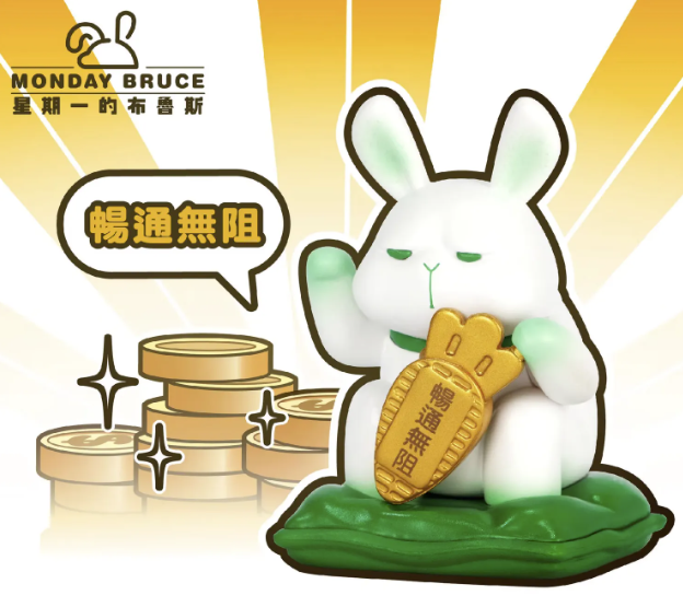 Fortune Monday Bruce Blind Box Series - Salary Power