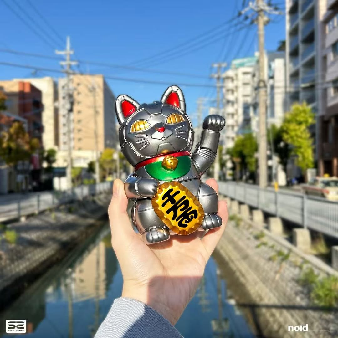 Mecha Maneki Neko ( Silver )