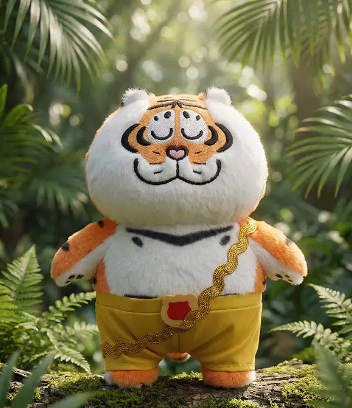 I'm not Fat Tiger-Tropical series plush Blind Box
