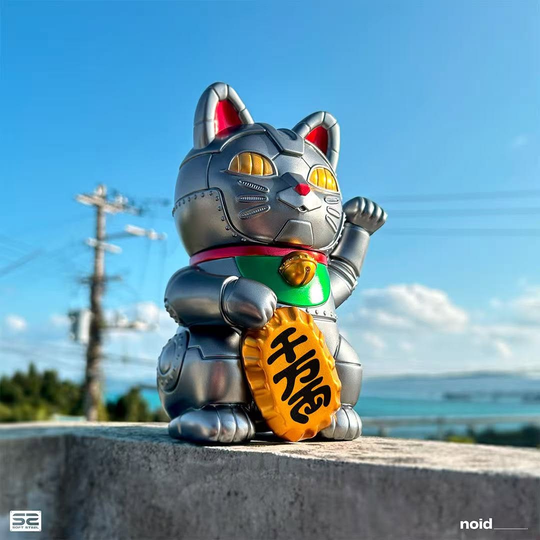 Mecha Maneki Neko ( Silver )