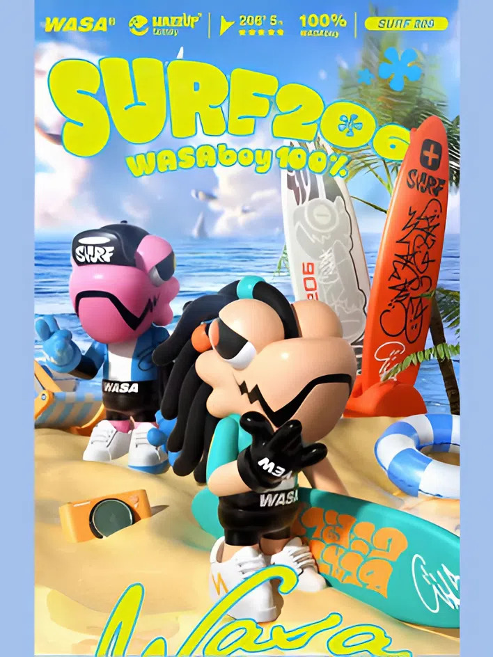 Wasaboy100% Surf206 Blind Box Series