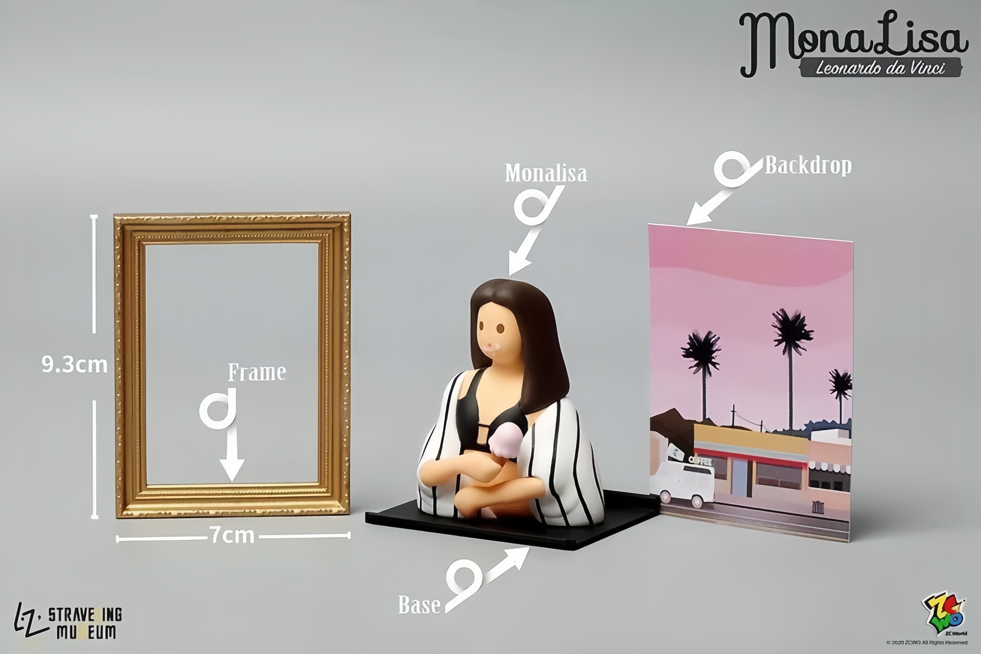 Mona Lisa Mini Figures