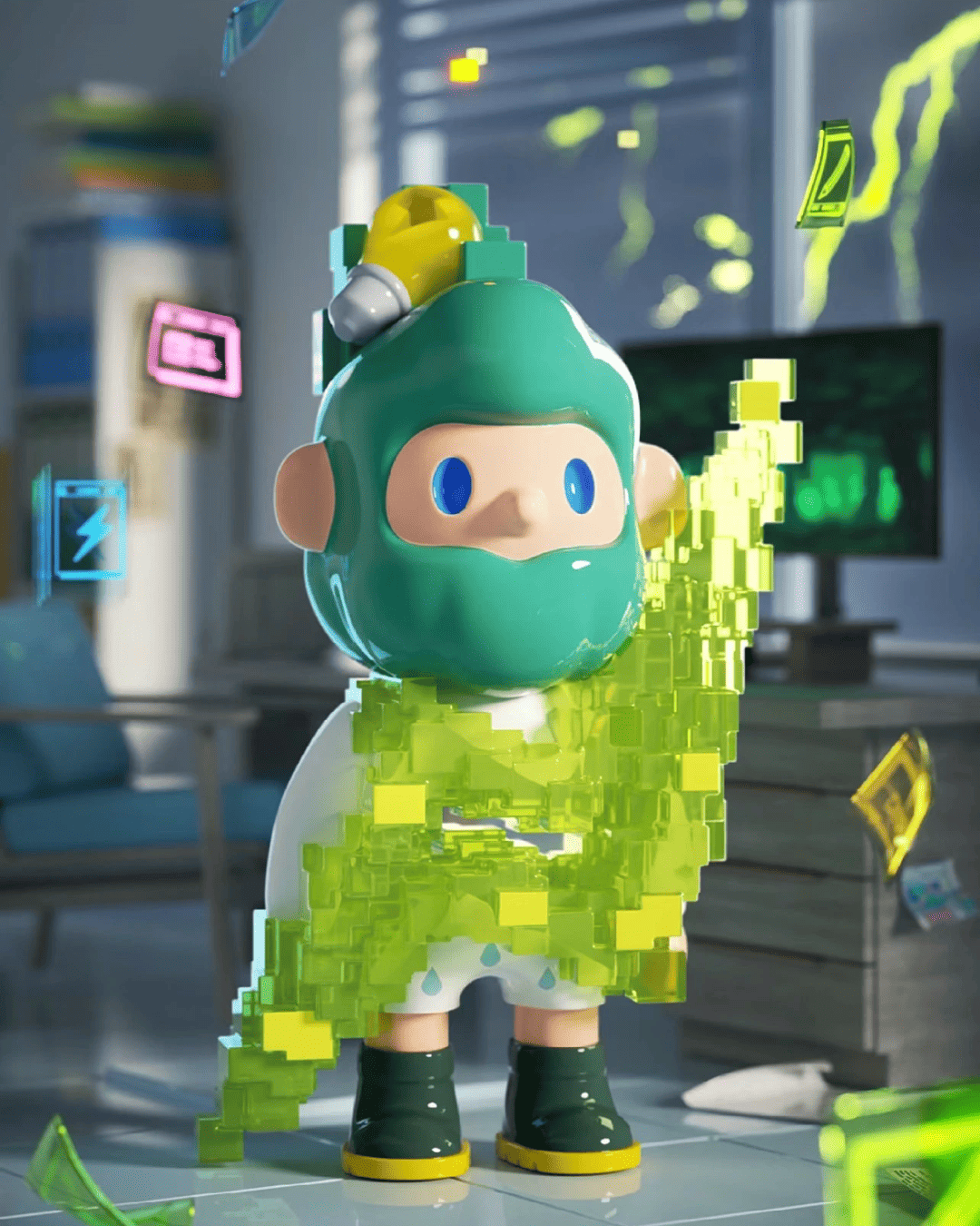 Farmer Bob - Next Generation Pixel Universe Blind Box Series