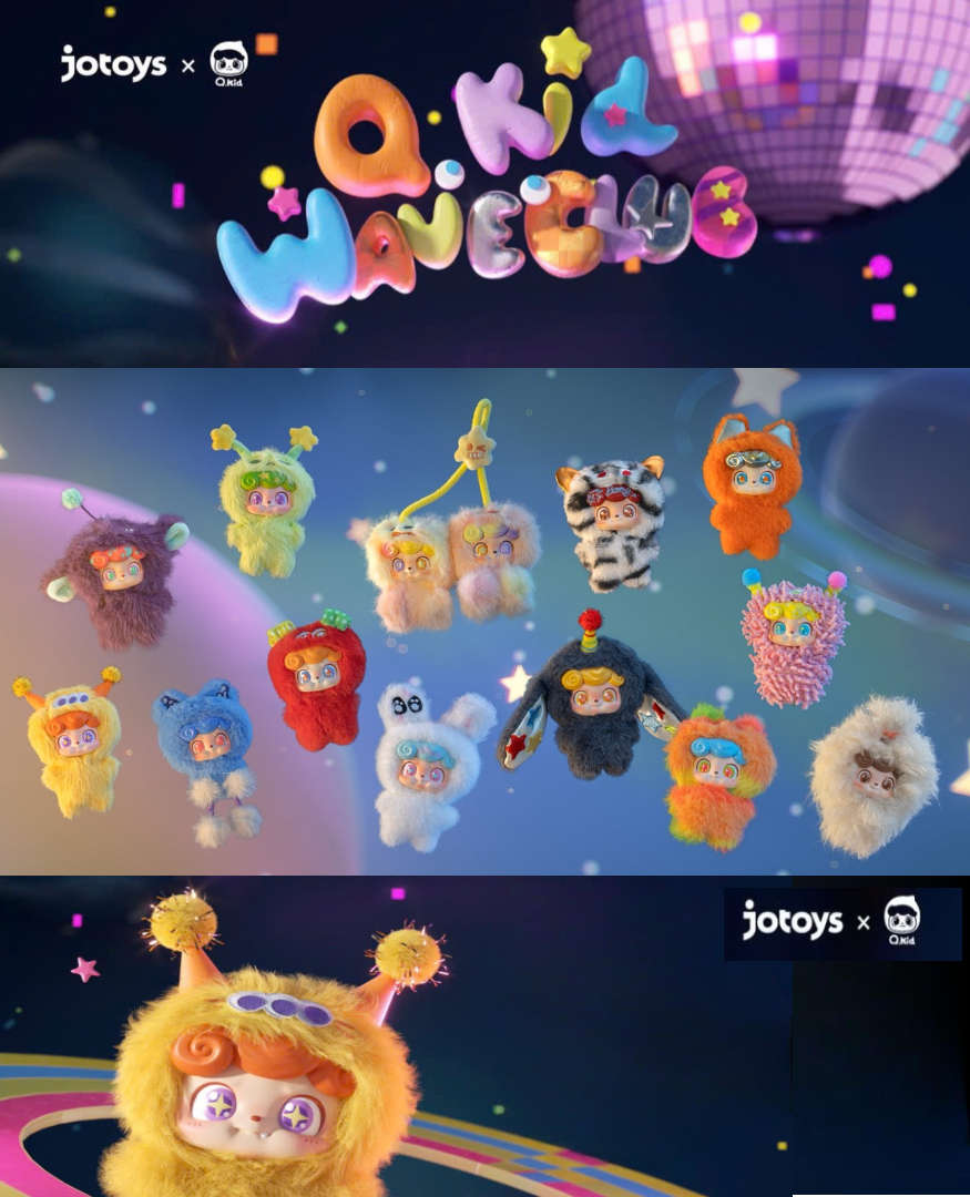 Q.Kid Wave Club Series Mini Plush Blind Box