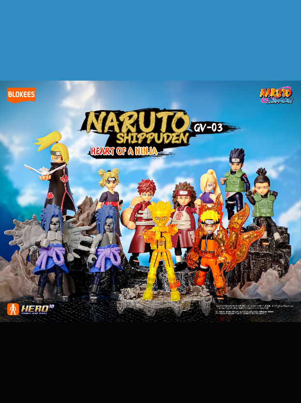 Naruto - GV03 Heart of A Ninja - Blokees