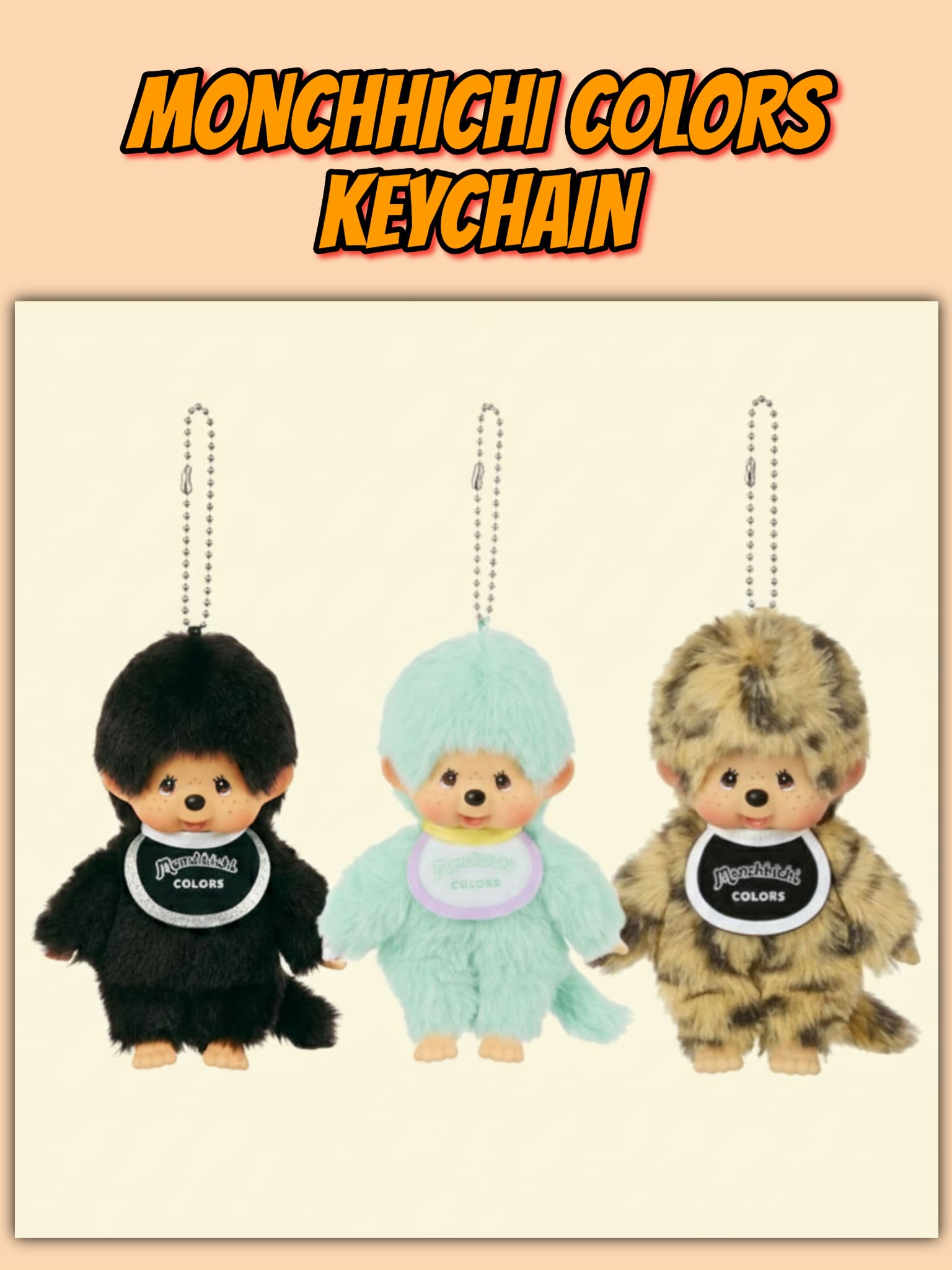 Monchhichi COLORS Keychain