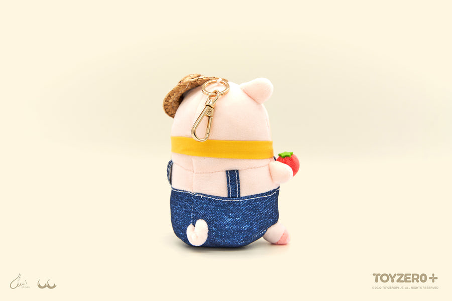 LuLu The Piggy Farmer - Plush Keychain (Farmer)