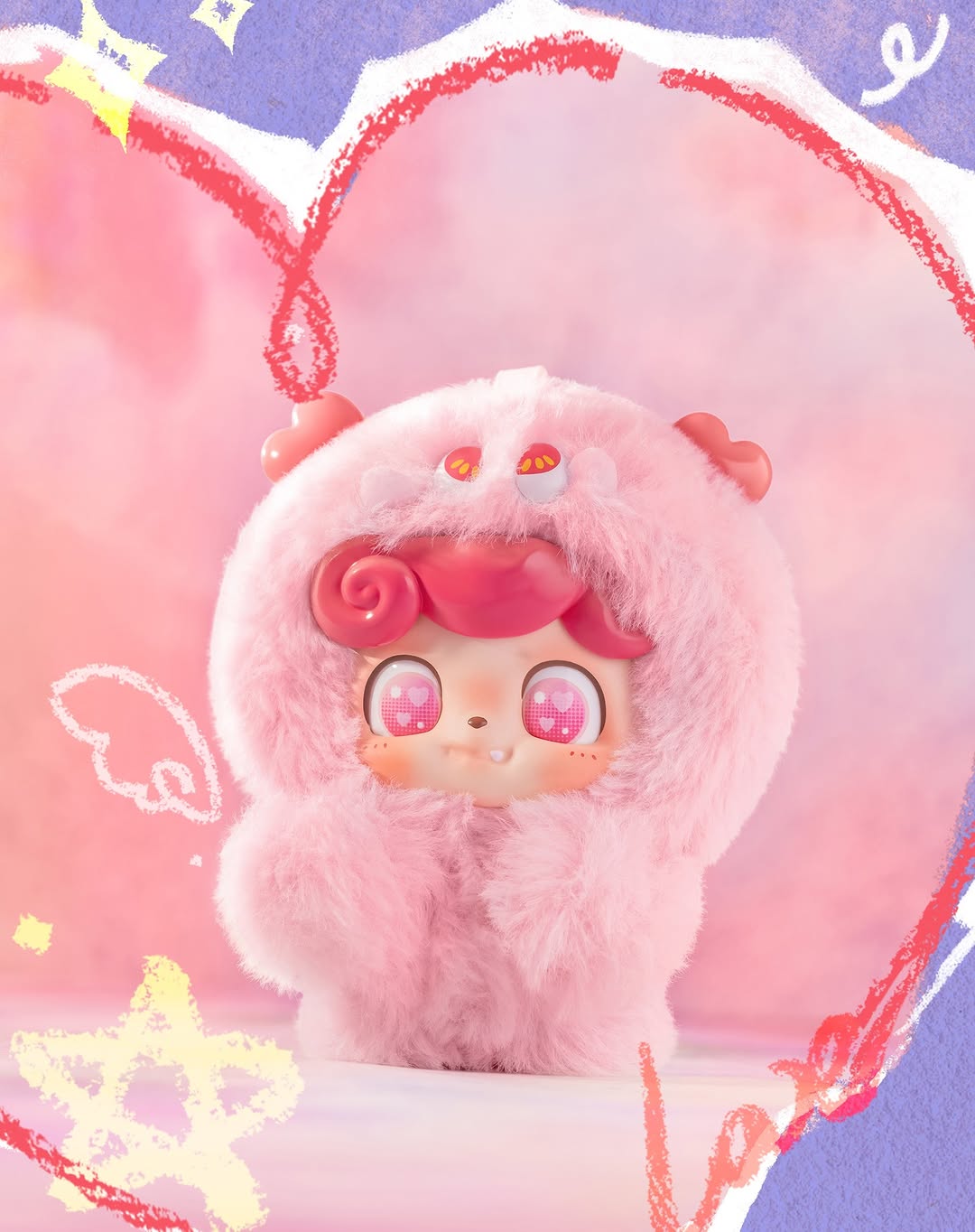 Q.kid Emotional Furry Monster Pendant Blind Box Series !