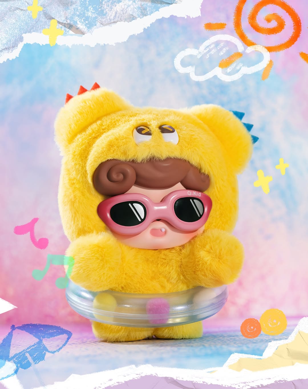 Q.kid Emotional Furry Monster Pendant Blind Box Series !