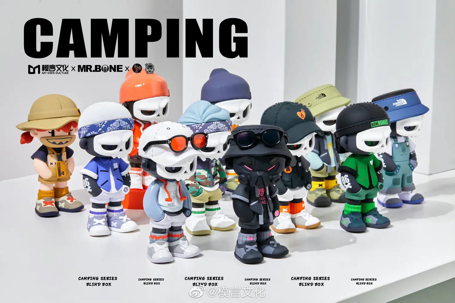 Mr.Bone Camping Blind Box Series