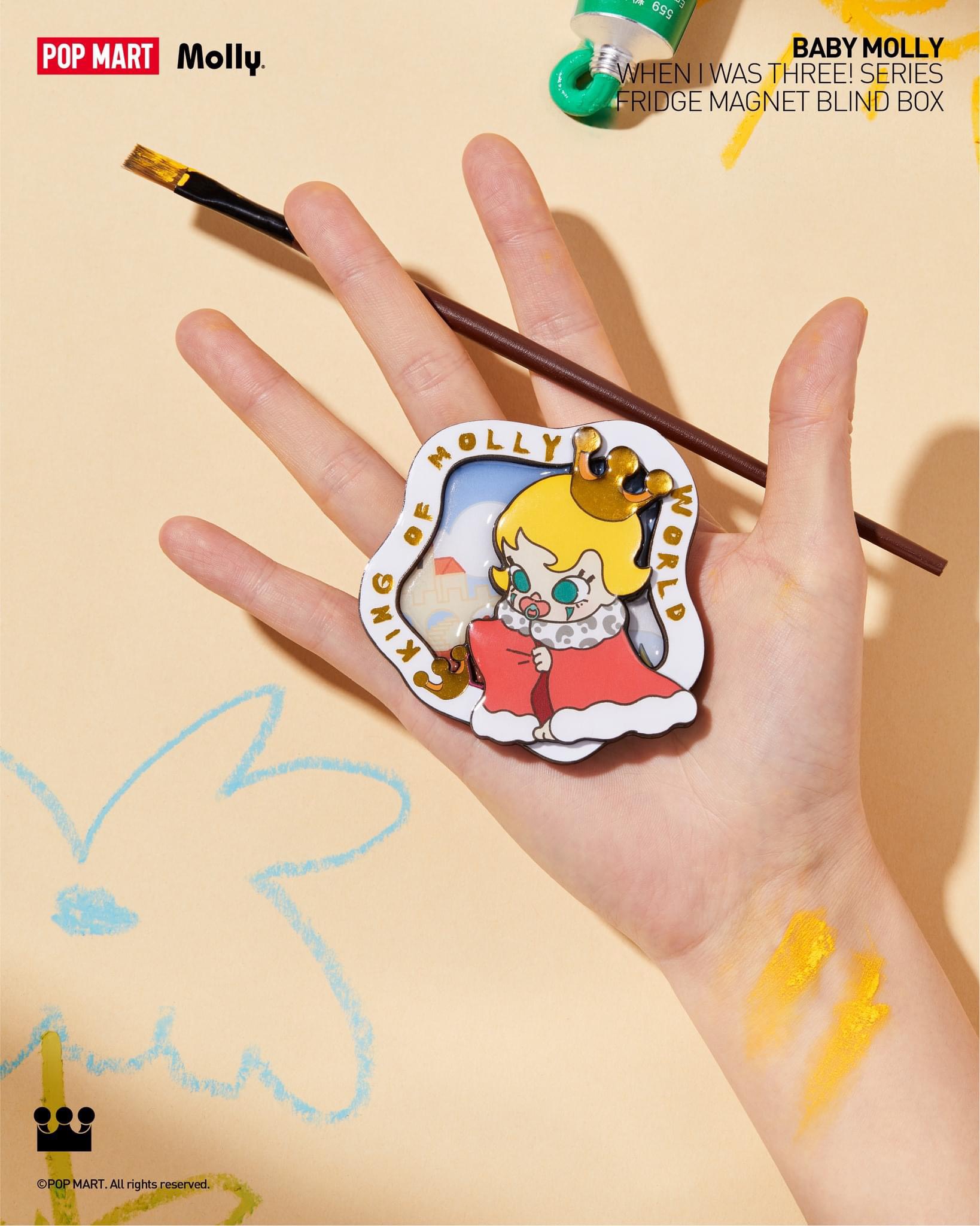 Baby Molly When I was Three! Series-Fridge Magnet Blind Box