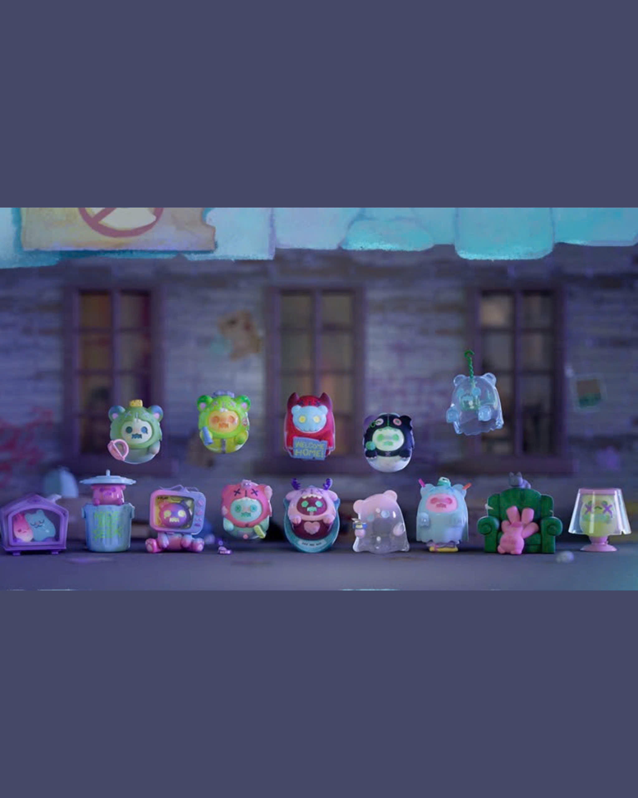 ShinWoo GHOST BEAR HOUSE Blind Box Series