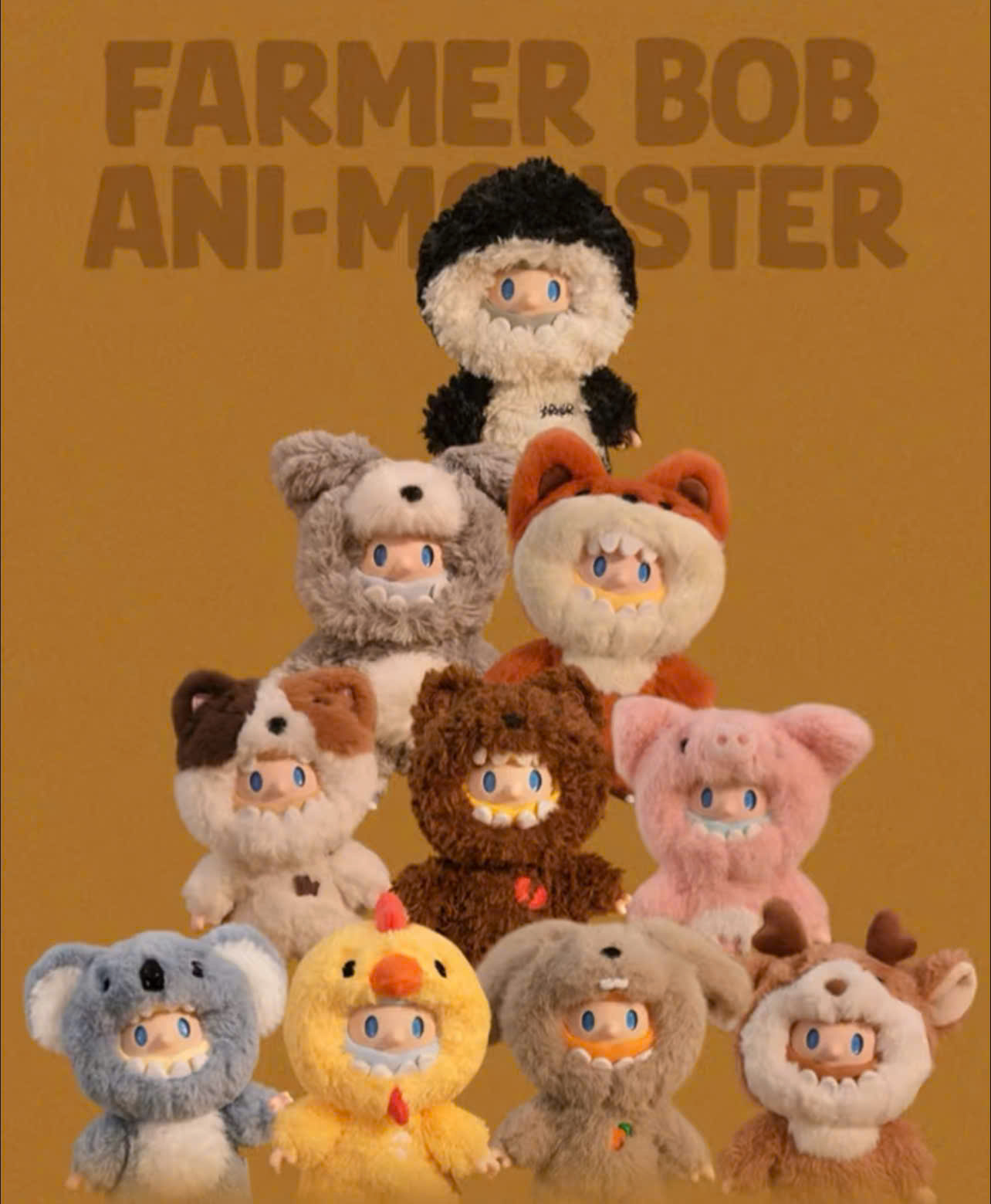 FINDING UNICORN FARMER BOB ANI-MONSTER Plush Blind Box