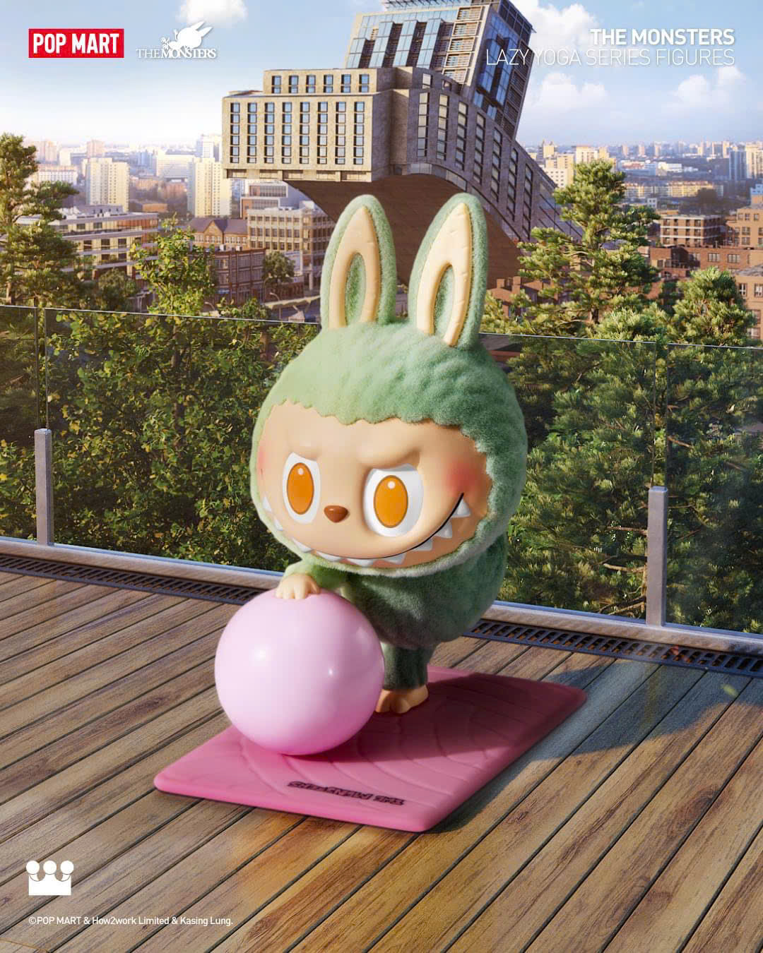 THE MONSTERS Lazy Yoga Blind Box Series Figures