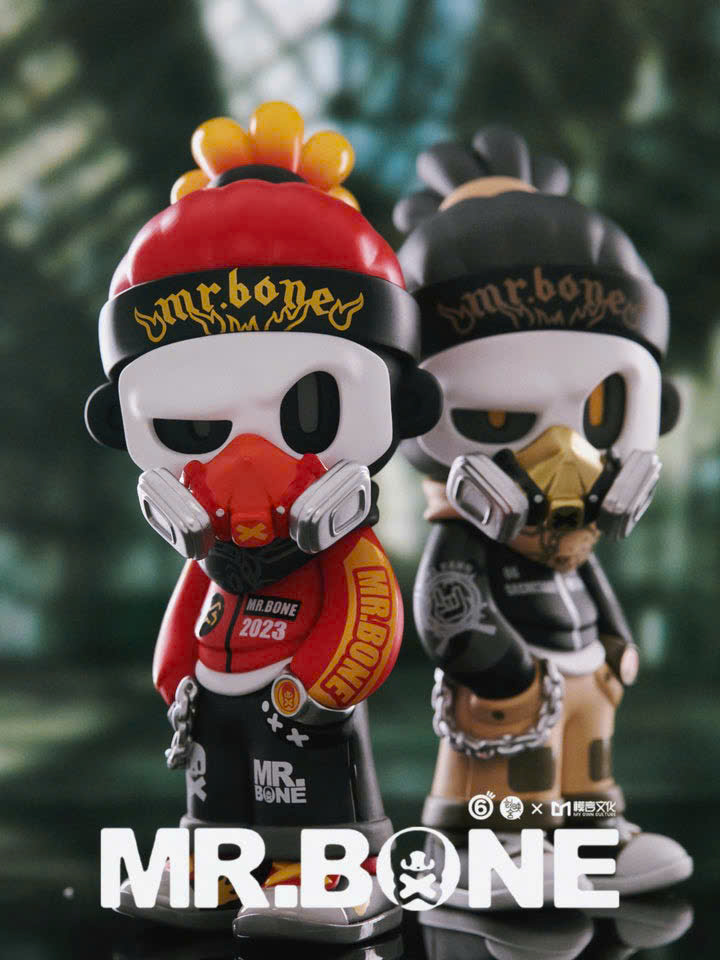 Mr.Bone The Wild One + The Wild Dog Blind Box Series - Set of