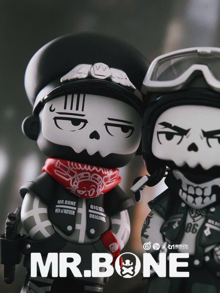 Mr.Bone The Wild One + The Wild Dog Blind Box Series - Set of