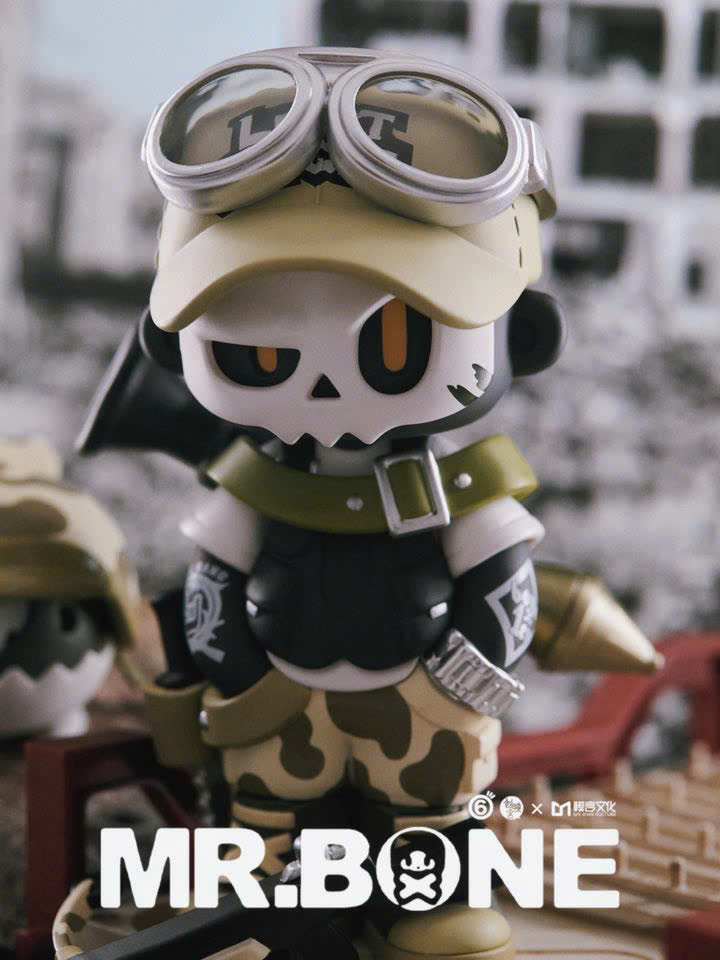 Mr.Bone The Wild One + The Wild Dog Blind Box Series - Set of