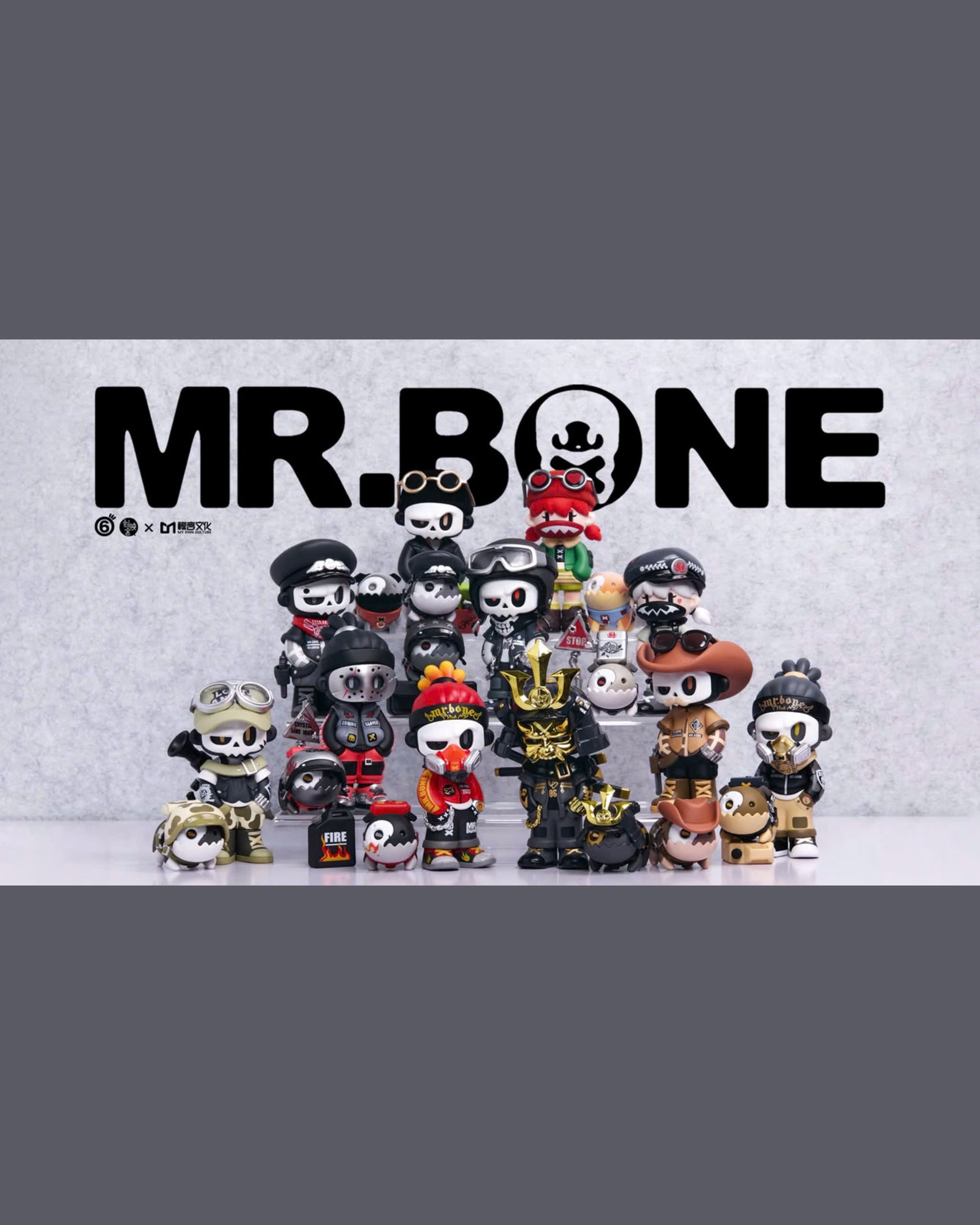 Mr.Bone The Wild One + The Wild Dog Blind Box Series - Set of