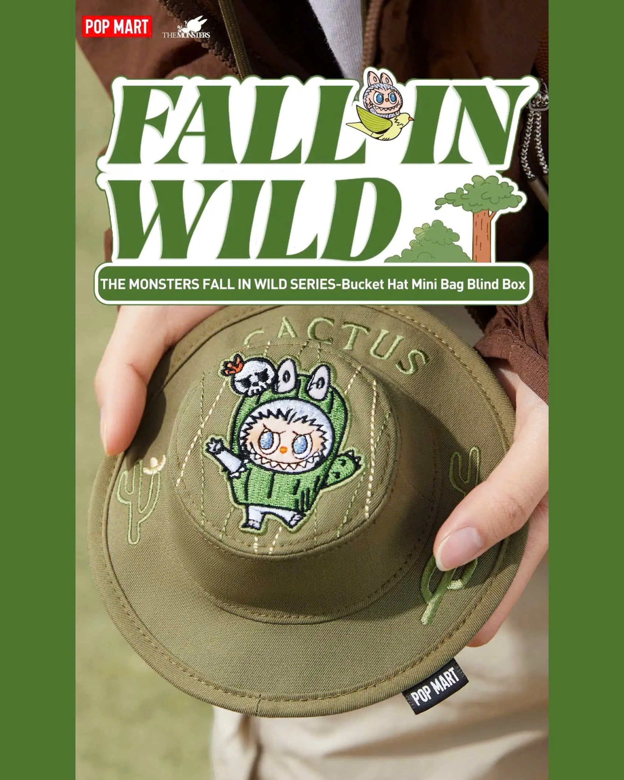 THE MONSTERS FALL IN WILD Series - Bucket Hat Bag