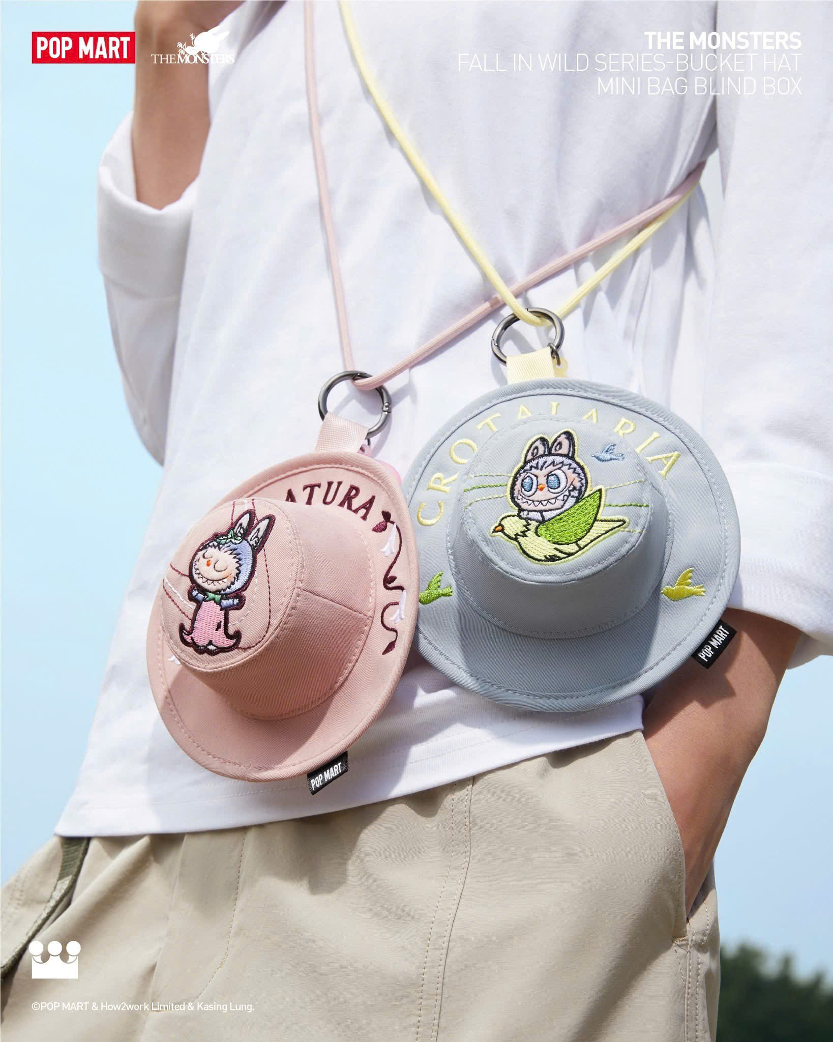 THE MONSTERS FALL IN WILD Series - Bucket Hat Bag