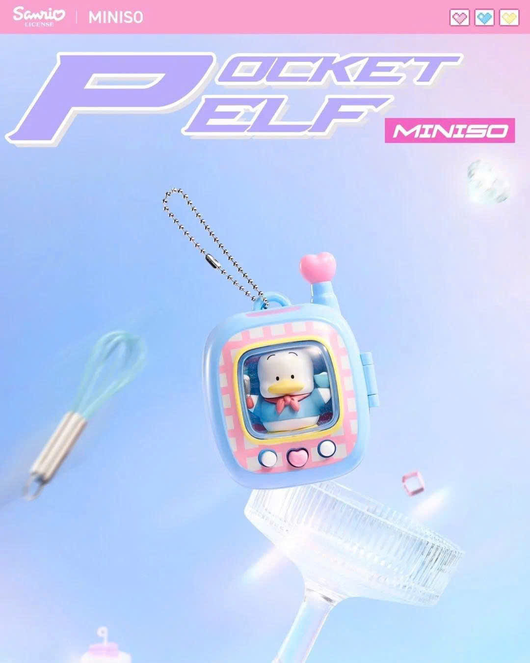 Miniso Sanrio Character Pocket Elf Series Pendant