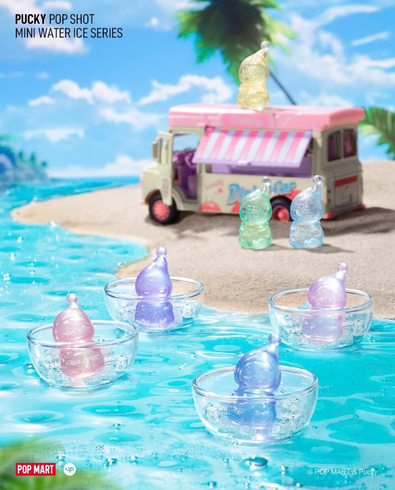 POPSHOT PUCKY  MINI Water Ice Figure Series