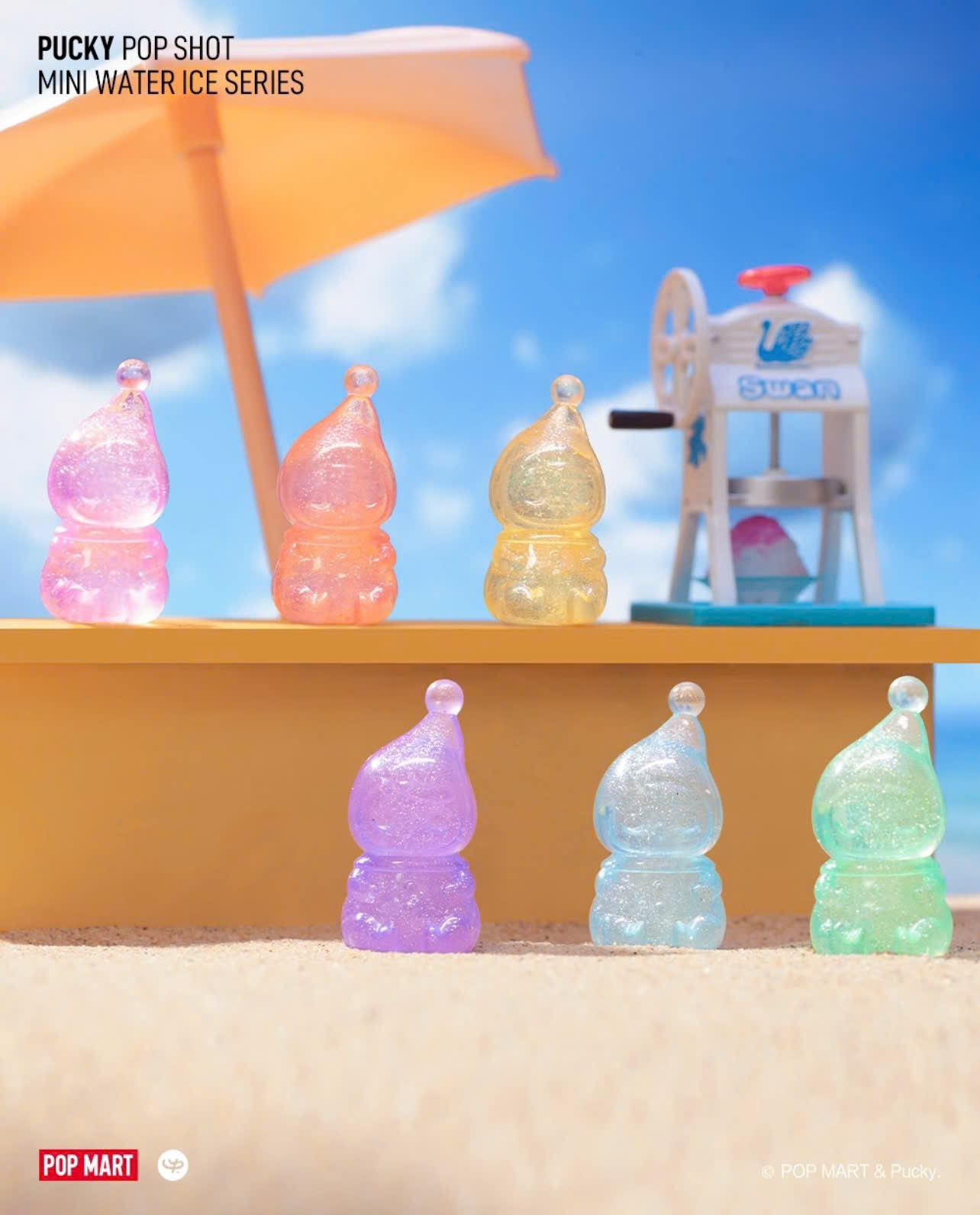 POPSHOT PUCKY  MINI Water Ice Figure Series