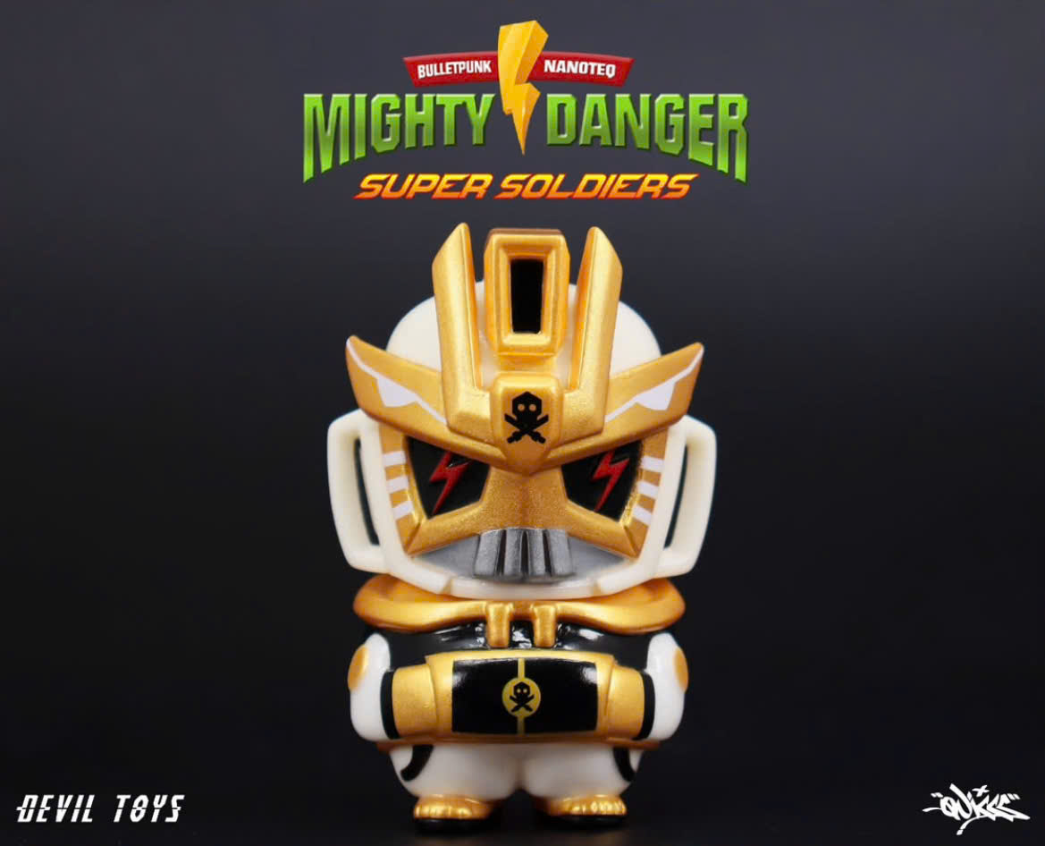 Devil Toys x Quiccs Mighty Danger - White soldier
