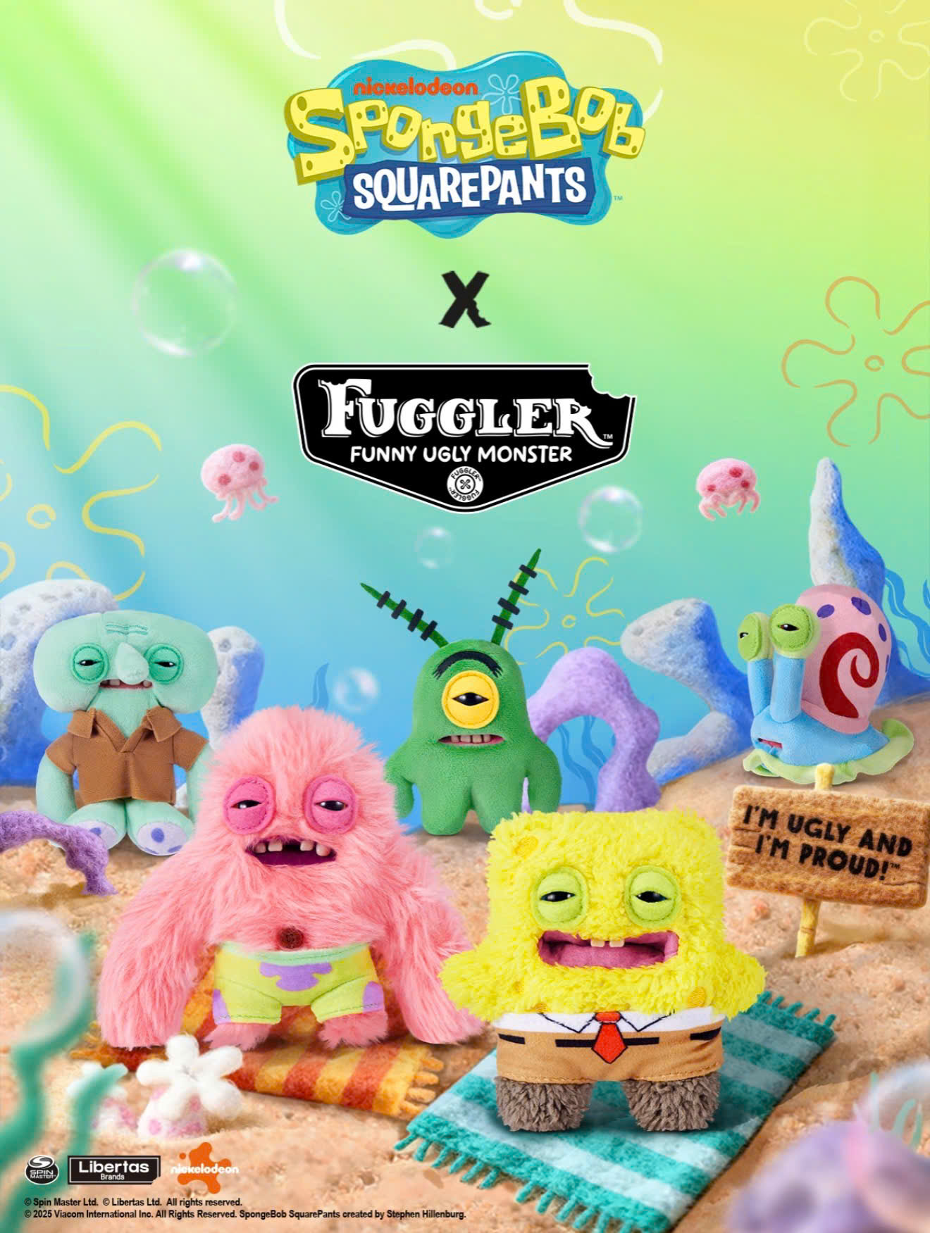 Fuggler Spongebob Keyrings